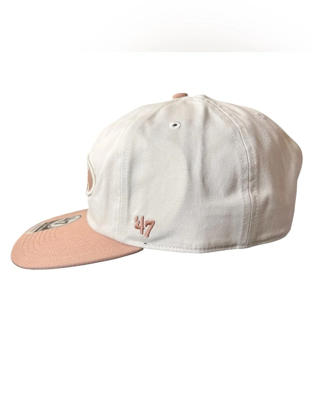 47 Brand Chicago Bulls Captain Snapback Hat Cream Pink NWT NBA OSFA